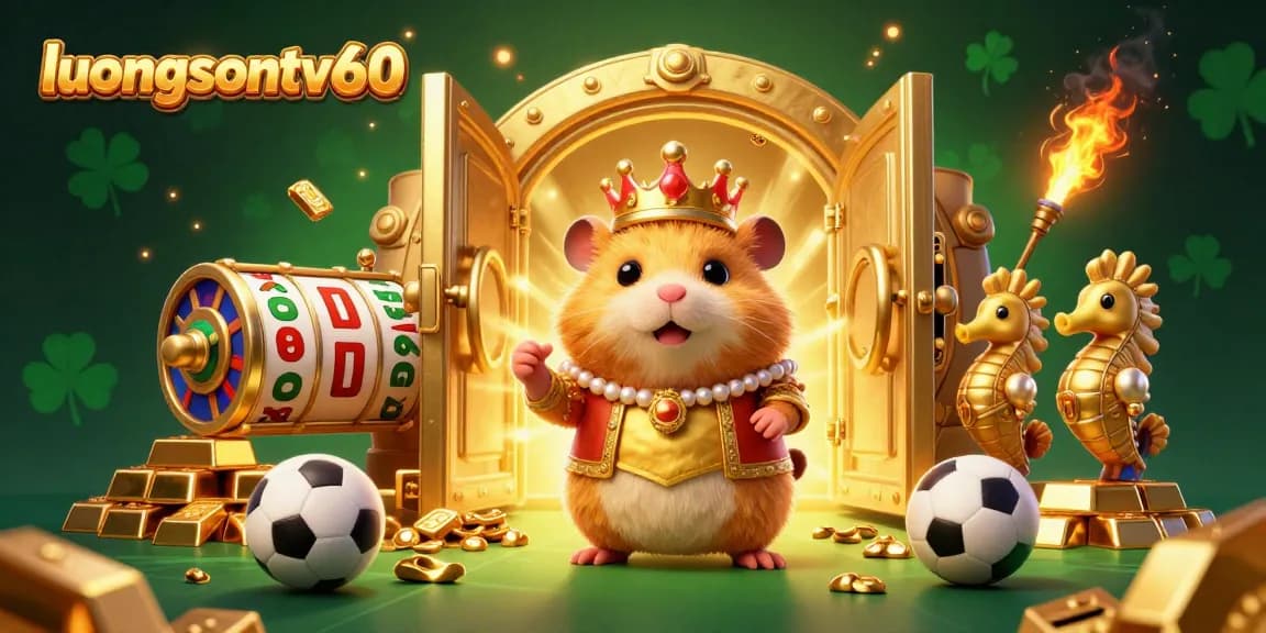 Experience the thrill of gaming with luongsontv60, where the golden hamster king reigns over spectacular jackpots and treasures.
