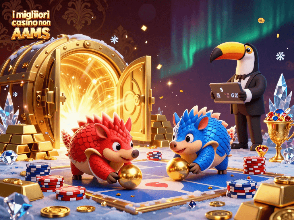 Giocando nei migliori casino non AAMS, pangolini rivali si sfidano tra fiches e tesori d'oro.