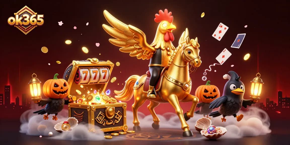Experience thrilling betting adventures with ok365 in this vibrant casino scene.
