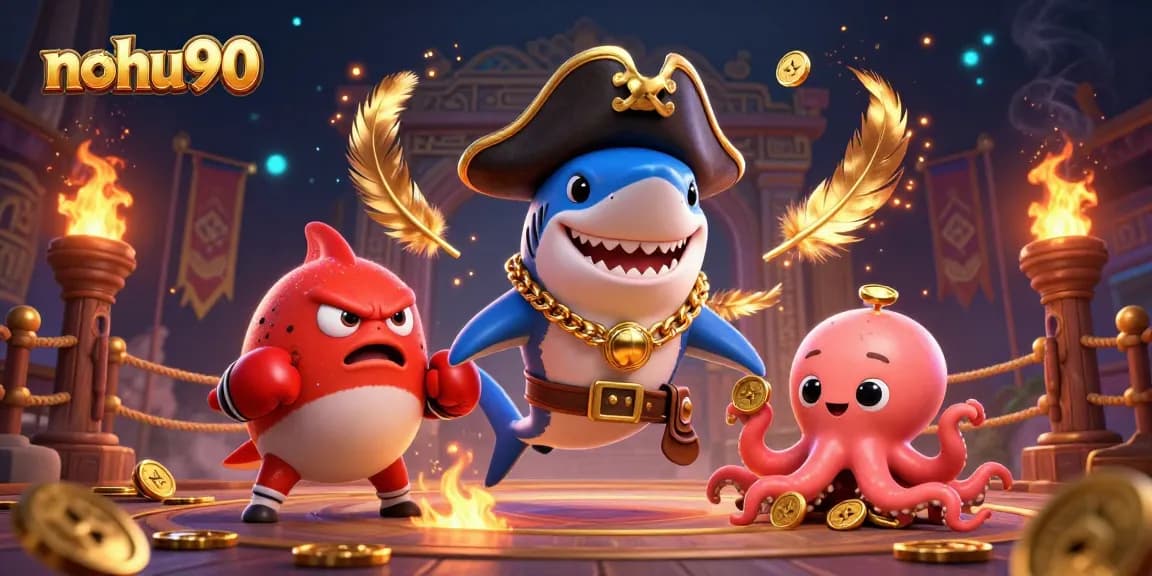 Engage with nohu90 while spinning reels and winning big in an action-packed casino scene.