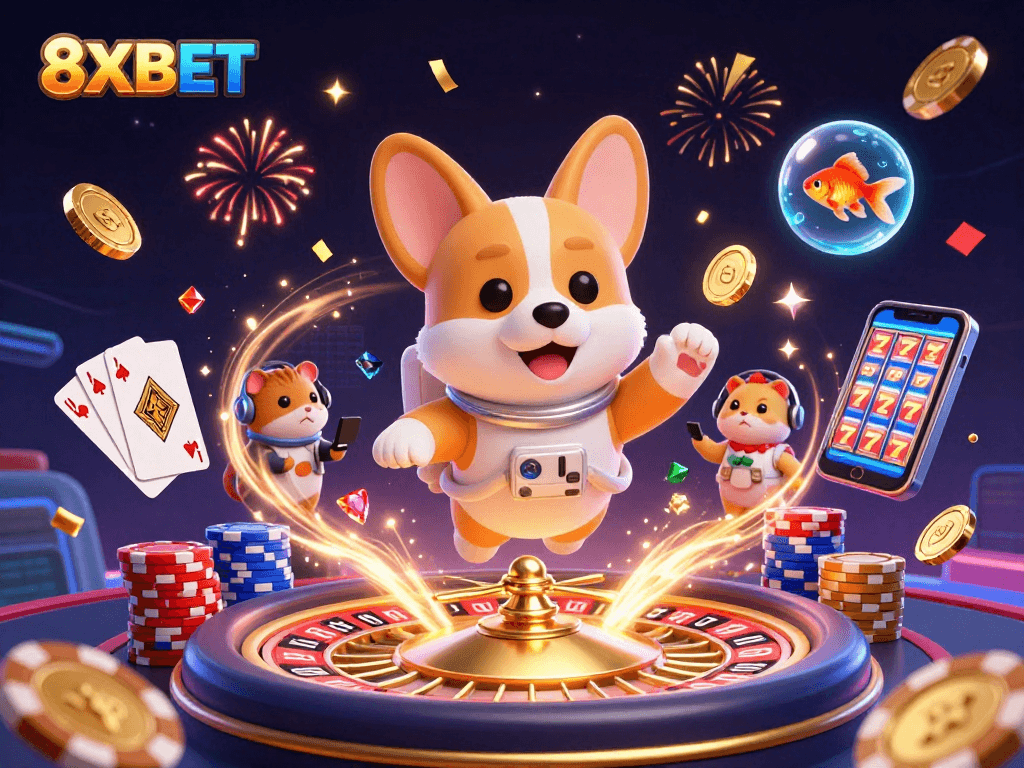 Experience thrilling casino action with 8XBET while winning big in a vibrant digital setting.