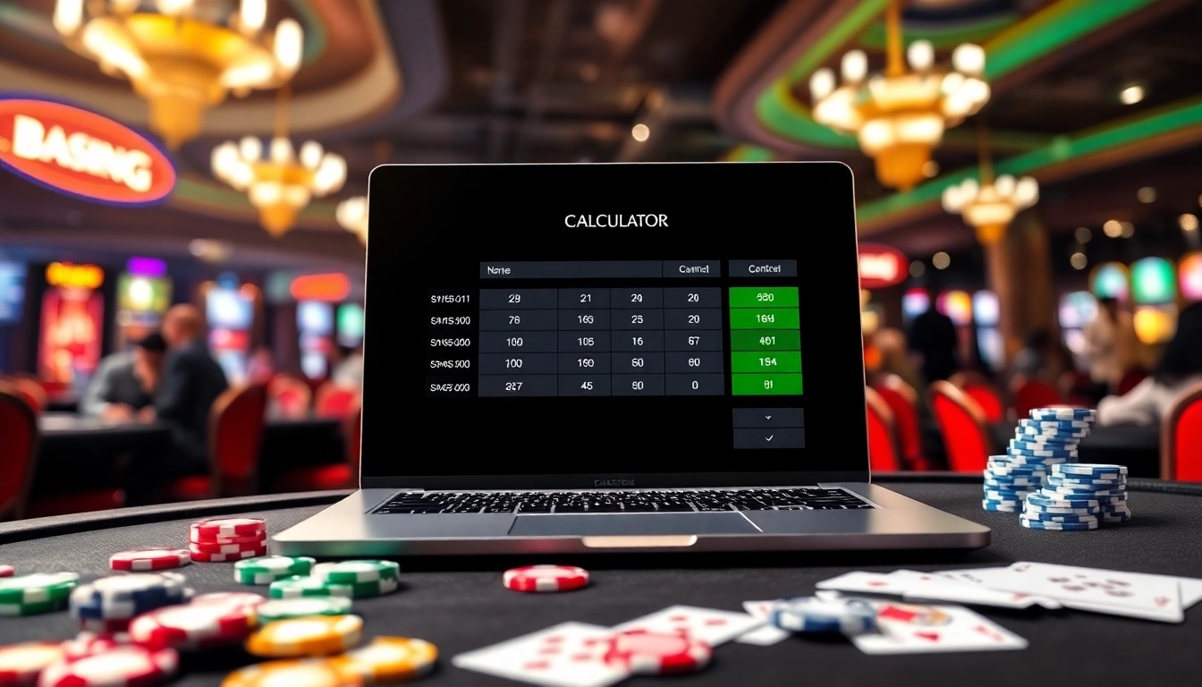 Utilize the Casino Payout Calculator to optimize your gambling strategy with a sleek design.