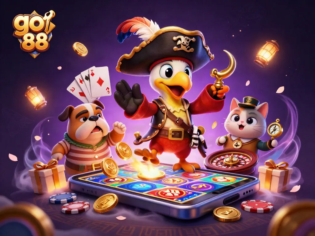 Cảm nhận niềm vui khi chơi game go 88 với hình ảnh sinh động từ một sòng bạc trực tuyến.