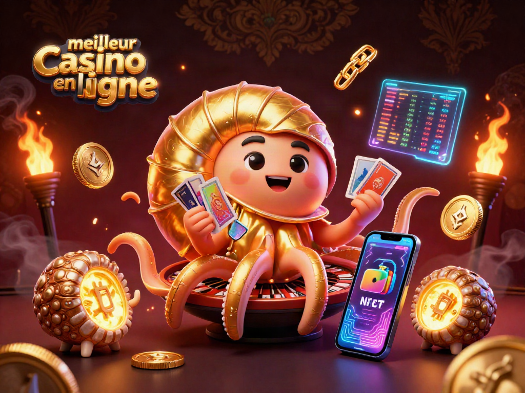 Jouez au meilleur casino en ligne avec ce nautilus géant incorporant une roulette, éblouissant de façon ludique.