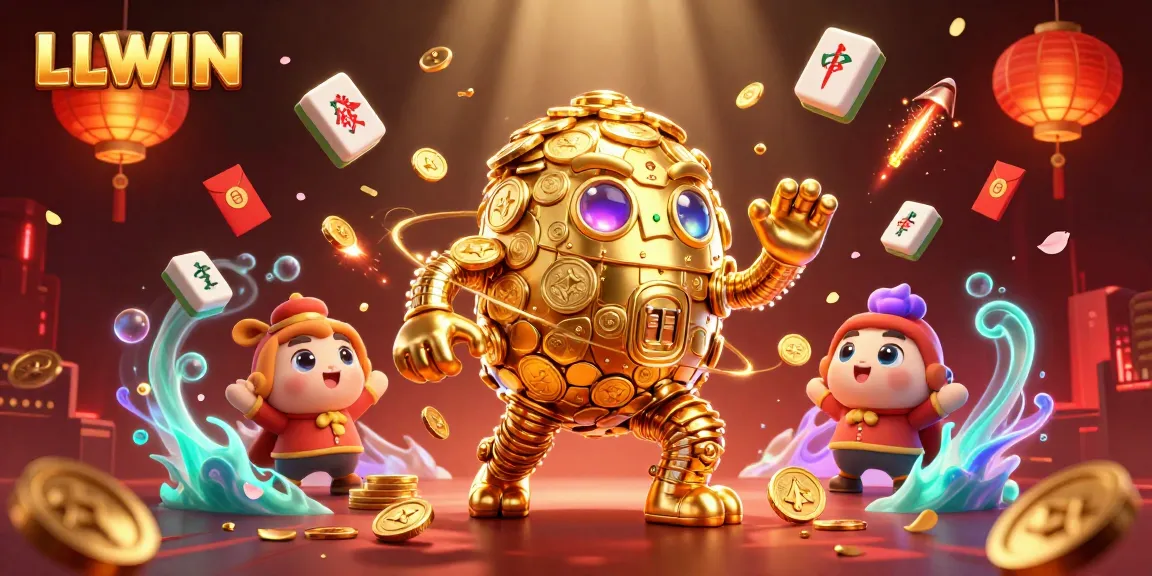 Engage with LLWIN's vibrant online casino atmosphere, showcasing exciting gaming elements and themes.