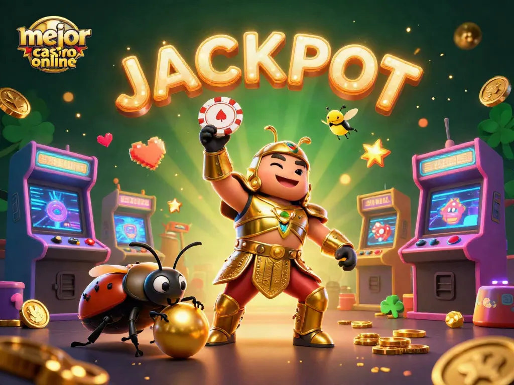 Gana en el mejor casino online mientras celebras el jackpot con nuestros protagonistas.