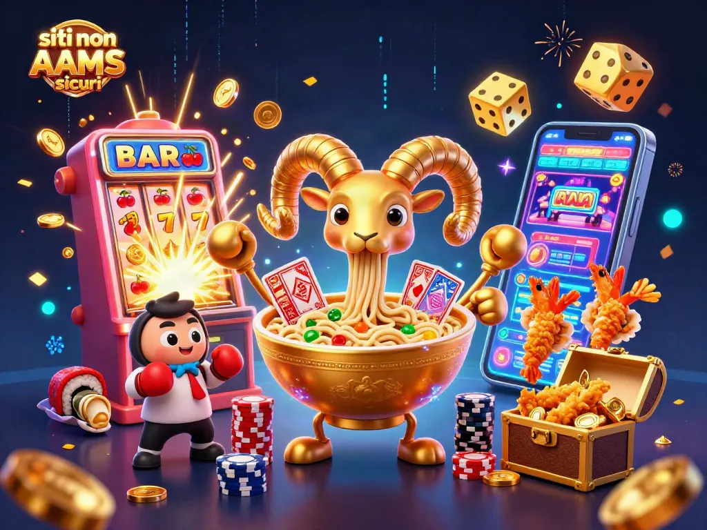 Scopri i migliori siti non AAMS sicuri con un'affascinante illustrazione 3D del casinò