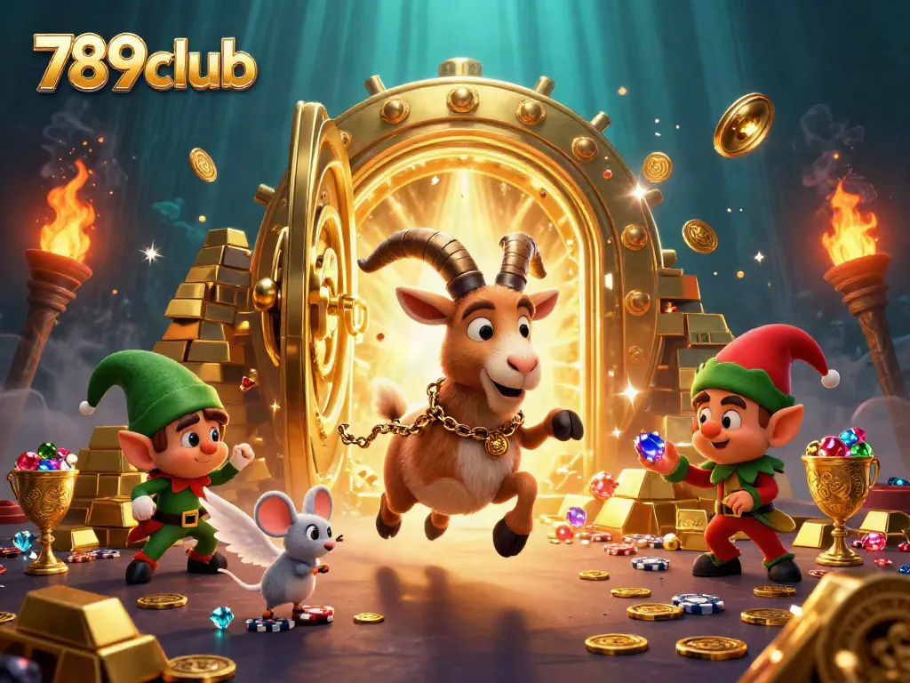 Experience the thrilling world of 789club featuring dynamic characters in a festive casino setting.