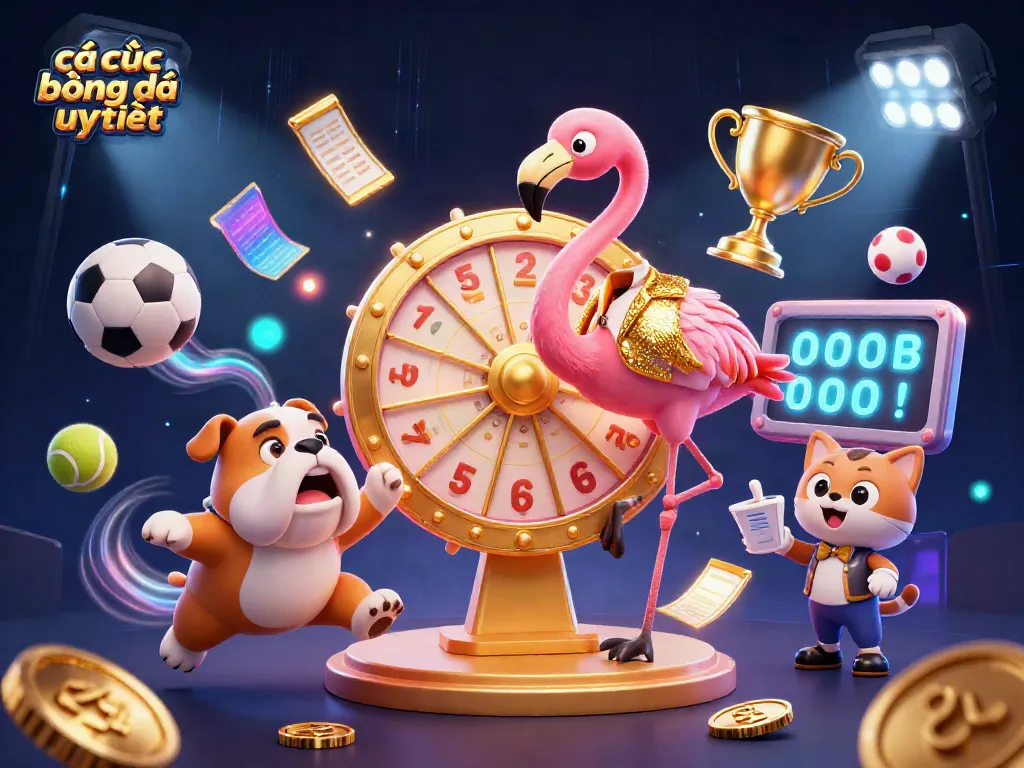 Cá cược bóng đá uy tín với chủ đề thể thao sống động và đầy màu sắc, tạo cảm hứng cho người chơi.