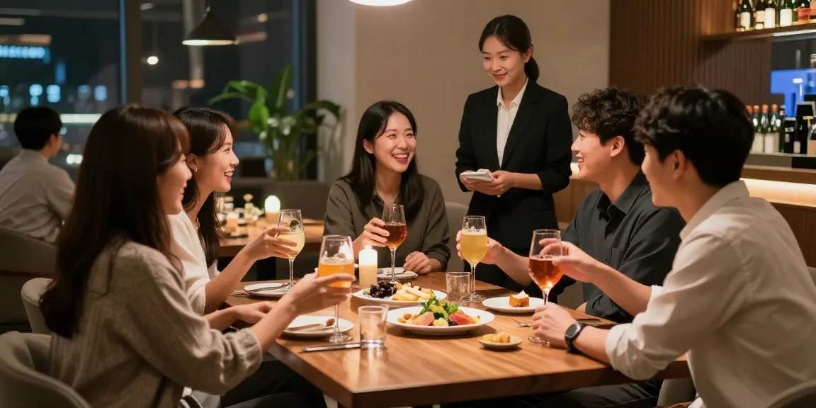 강남구구단에서 친구들과 즐거운 시간을 보내는 독립된 룸의 모습