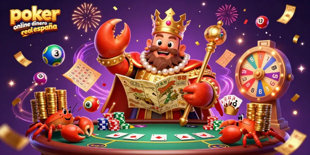 Juega al póker online dinero real en España con esta emocionante escena llena de acción.