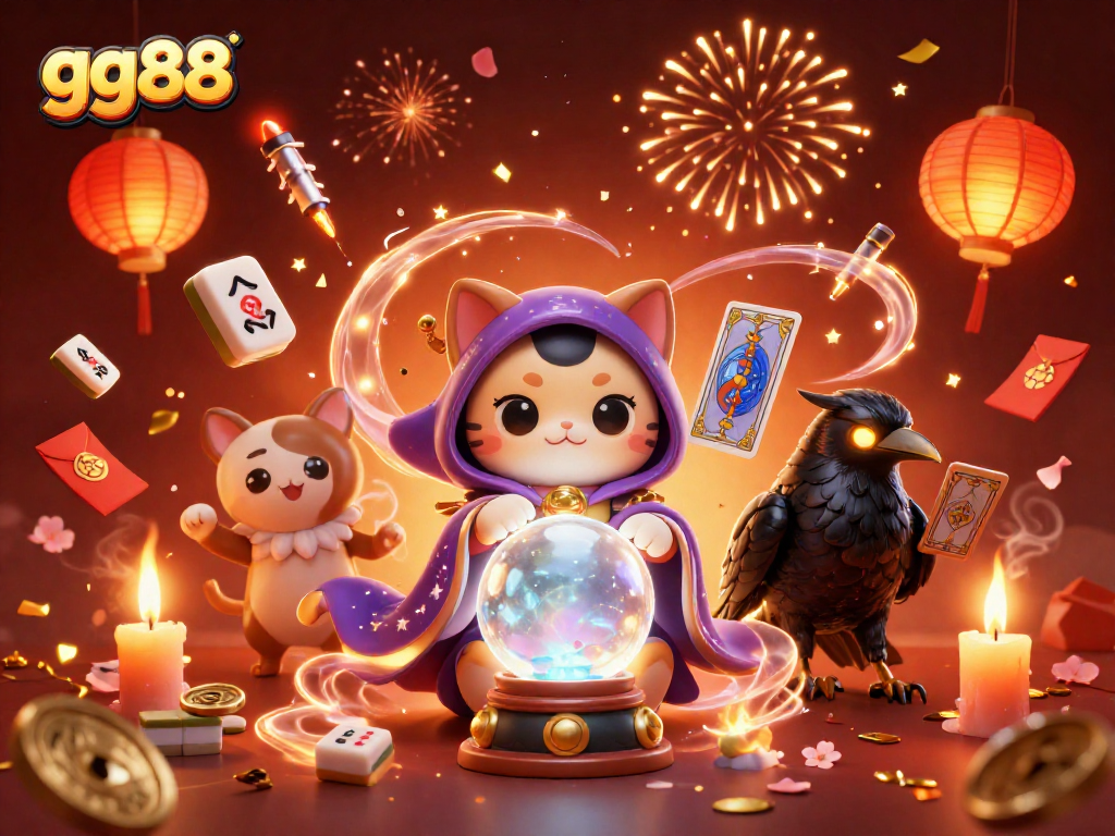 Experience the thrill of gg88 casino with a vibrant, dynamic illustration of gaming fortunes.