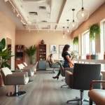 hair salons san diego offering upscale services in a warm, inviting environment