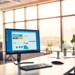 Enhance productivity with goodlite in a bright, ergonomic office environment.