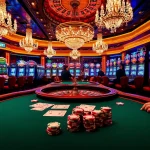 Exciting gameplay in a luxurious casino setting featuring Game 33win themes and gambling action.