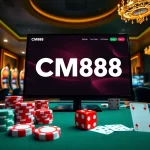 Experience thrilling gameplay with CM88's high-tech casino interface and engaging gambling elements.
