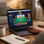 Players strategizing on QQ88 movie online poker game, enhancing responsible gambling.