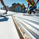 Installing metal roofing Vancouver professionally with a skilled team and high-quality materials.