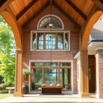 Beautiful colonial addition to a home, showcasing traditional design with modern touches.