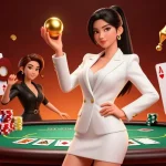 Win big with hb88 at a dazzling casino scene showcasing poker action and stylish gameplay.