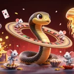 Engage in thrilling betting action on nk88 with vibrant casino elements and immersive 3D atmosphere.