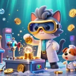 Experience the thrill of casino gaming with hm88's vibrant 3D illustration showcasing lively characters and slot machines.