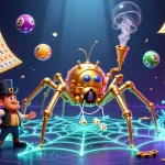 Engage with thrilling xo88 gameplay illustrated with colorful characters and dynamic lottery elements.