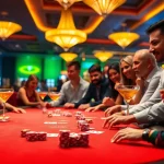 Masuk ke QQWIN4D LOGIN dengan suasana kasino yang meriah dan penuh warna.